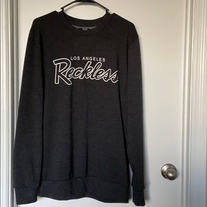 Young & Reckless crew neck sweatshirt